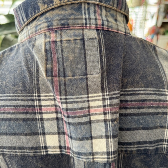 Custom One Off plaid Shirt Dress Size XL - Picture 4 of 6